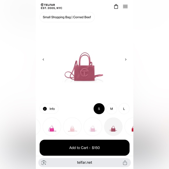 TELFAR small pink bag - Picture 9 of 9